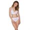 Еластичний топ з мереживом Passion PS001 TOP XL, white