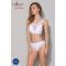 Топ з прозорою вставкою Passion PS002 TOP S, white