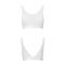 Топ з прозорою вставкою Passion PS002 TOP S, white