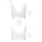 Спортивний топ з еластичної бавовни Passion PS005 TOP L, white