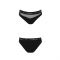 Трусики з прозорою вставкою Passion PS006 PANTIES L, black