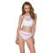 Трусики з прозорою вставкою Passion PS006 PANTIES S, white