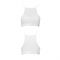 Спортивний топ з прозорою вставкою Passion PS006 TOP S, white