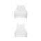 Спортивний топ з прозорою вставкою Passion PS006 TOP XL, white