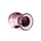 Рожева анальна пробка зі скла Gildo Pink Glass Buttplug No. 27