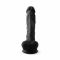 Фалоімітатор SilexD Vetus Black (MODEL 1 size 8in), двошаровий, силікон + Silexpan, діаметр 4,2см