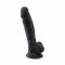 Фалоімітатор SilexD Vetus Black (MODEL 1 size 8in), двошаровий, силікон + Silexpan, діаметр 4,2см