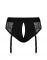 Мереживні трусики для страпона з підв’язками для панчіх Strap-On-Me DIVA HARNESS - L