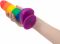 Райдужний фалоімітатор ADDICTION - JUSTIN - 8 "- RAINBOW, 20,3 см, силікон, вібропуля в подарунок