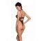 Еротичний боді з малюнком Passion LOVELIA BODY L/XL, black