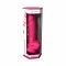 Фалоімітатор SilexD Tomas Pink (MODEL 1 size 9in), двошаровий, силікон + Silexpan, діаметр 4,9см