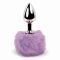 Анальна пробка FeelzToys - Bunny Tails Butt Plug Purple