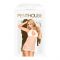 Комплект сорочка у стилі 60-х та трусики з доступом Penthouse - Libido Boost White L/XL