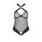 Сітчастий боді з халтером Passion Amanda Body L/XL, black
