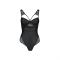 Боді з еко-шкіри та мережива Passion LOONA BODY XXL/XXXL, black