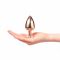 Металева анальна пробка із прикрасою у вигляді кристалу Dorcel - Diamond Plug L
