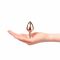 Металева анальна пробка із прикрасою у вигляді кристалу Dorcel - Diamond Plug Rose Gold S