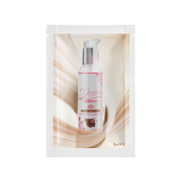 Пробник лубриканта на  водній основі Desire by Swiss Navy Chocolate Kiss 5 мл