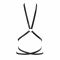 Портупея з екошкіри Bijoux Indiscrets Maze – Multi-Way Body Harness Black