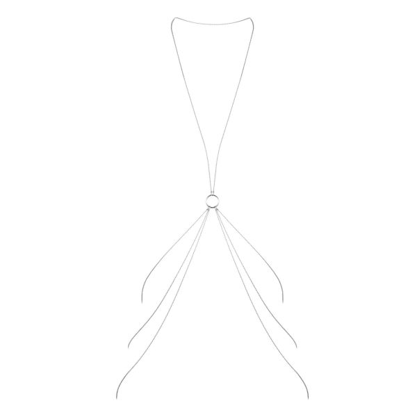 Ланцюжок для тіла Bijoux Indiscrets Magnifique 8 Body Chain — Silver