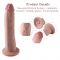 Фалоімітатор 10.2″ з вібрацією для секс-машин Hismith Silicone Dildo with Vibe, KlicLok, пульт ДК