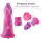 Фалоімітатор для секс-машин Hismith 10.3″ Silicone Monster Dildo Series, KlicLok та присоска