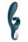 Смарт вібратор-кролик Satisfyer Hug Me Bluegrey, 2 мотори, діаметр 4,2см, широка кліторальна частина