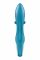 Вібратор-кролик із потрійним відростком Satisfyer Embrace me Turquoise, 2 мотори, діаметр 3,6 см