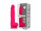 Фалоімітатор SilexD Kingston Pink (MODEL 15in), двошаровий, силікон+Silexpan, діаметр 7 см