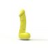 Мило у формі пеніса Pure Bliss MINI Yellow, крафтове мило-член, натуральне