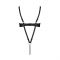 Боді з екошкіри Passion CELIN BODY L/XL, black, з доступом, відкритий