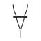 Боді з екошкіри Passion CELINE BODY XXL/XXXL, black, з доступом, відкритий