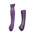 Смартвібратор 3в1 Zalo — Queen Set Twilight Purple, пульсівна перлина та вакуум, кристал Swarovski