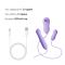 Набір 3в1 Zalo – UNICORN Set Violet, віброяйце, пульсатор, вакуумний стимулятор