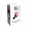 Силіконова анальна пробка М Art of Sex - Silicone Butt plug Rabbit Tail Pink, діаметр 3,5 см