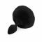 Силіконова анальна пробка М Art of Sex - Silicone Butt plug Rabbit Tail Black, діаметр 3,5 см