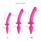 Анальна пробка з дилдо 2в1 Strap-On-Me SWITCH PLUG-IN DILDO Fuchsia L, діаметр 4,5/3,4 см