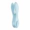 Кліторальний вібратор Satisfyer Threesome 1 Light Blue з трьома гнучкими пальчиками
