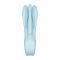 Кліторальний вібратор Satisfyer Threesome 1 Light Blue з трьома гнучкими пальчиками