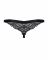 Мереживні танги з доступом Obsessive 828-THC-1 crotchless thong L/XL, чорні