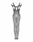 Бодістокінг Obsessive Bodystocking G322 S/M/L, фантасмагорично-силуетний крій