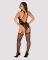 Бодістокінг Obsessive Bodystocking G324 S/M/L black, силуетний малюнок