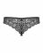 Мереживні танга з доступом Obsessive Contica crothchles thong L/XL, чорні