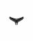 Напівпрозорі трусики з підвіскою Obsessive Ivannes panties black 2XL/3XL, чорні