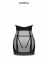 Напівпрозора сорочка з відкритими грудьми Obsessive Lacrisia chemise XL/2XL, чорна, з чокером