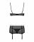 Еротичний костюм покоївки Obsessive Maidme set 5pcs L/XL, бюстгальтер, пояс з фартухом, панчохи, стр