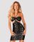 Сукня під зміїну шкіру Obsessive Vivianty dress M/L, чорна