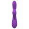 Вібратор-кролик Wooomy Gili-Gili Vibrator with Heat Purple, відросток з вушками, підігрів до 40°С