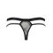 Чоловічі прозорі стринги Passion 029 THONG COLLIN XXL/XXXL Black, сітка