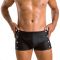 Чоловічі шкіряні боксери із заклепками Passion 048 SHORT DAVID S/M Black